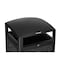 Alpine Industries 40 Gallon Stone Steel All-Weather Commercial Outdoor Trash Can, Grey Stone Panel ALP471-40-GRYS - alternate 7